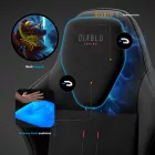 DIABLO X.ONE Prime gamer szék, Normal Size, Burned Black fekete