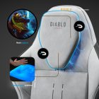 DIABLO X.ONE Prime gamer szék, Normal Size, Nightwolf Moon szürke