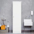 JAN NOWAK AGNES fém takarítószekrény, 500 x 1850 x 500 mm, fehér