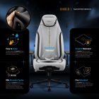 DIABLO X.EYE Prime gamer szék, Normal Size, Nightwolf Moon szürke