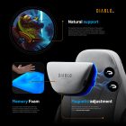 DIABLO X.EYE Prime gamer szék, Normal Size, Nightwolf Moon szürke