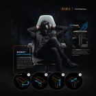 DIABLO X.EYE Prime gamer szék, Normal Size, Nightwolf Moon szürke