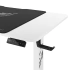 DIABLO X-Tensio Állítható magasságú gamer asztal, elektromos íróasztal, 1100 mm, fehér