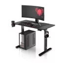 DIABLO X-Tensio Állítható magasságú gamer asztal, elektromos íróasztal, 1100 mm, fekete