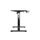 DIABLO X-Tensio Állítható magasságú gamer asztal, elektromos íróasztal, 1100 mm, fekete