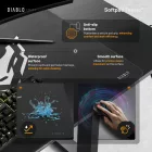 DIABLO X-Tensio Állítható magasságú gamer asztal, elektromos íróasztal, 1100 mm, fekete