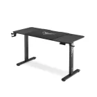 DIABLO X-Tensio Állítható magasságú gamer asztal, elektromos íróasztal, 1400 mm, fekete