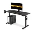 DIABLO X-Tensio Állítható magasságú gamer asztal, elektromos íróasztal, 1400 mm, fekete