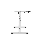 DIABLO X-Tensio Állítható magasságú gamer asztal, elektromos íróasztal, 1600 mm, fehér