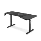 DIABLO X-Tensio Állítható magasságú gamer asztal, elektromos íróasztal, 1600 mm, fekete