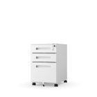 JAN NOWAK KATE fém görgős konténer 390 x 600 x 500 mm, fehér