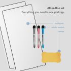 JAN NOWAK MAGNETO nagyméretű mágneses fehértábla, 400 x 800 mm, 2 darab