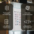 JAN NOWAK MAGNETO mágneses fehértábla, 390 x 590 mm, 2 darab