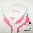 Diablo X-Ray 2.0 Small Gamer Szék, fehér-rózsaszín