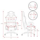 Diablo X-Ray 2.0 Small Gamer Szék, fehér-rózsaszín