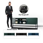 JAN NOWAK XL ROSARIA TV szekrény, 1700 x 400 x 500 mm, palackzöld