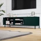 JAN NOWAK XL ROSARIA TV szekrény, 1700 x 400 x 500 mm, palackzöld