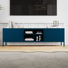 JAN NOWAK XL ROSARIA TV szekrény, 1700 x 400 x 500 mm, sötétkék