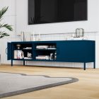 JAN NOWAK XL ROSARIA TV szekrény, 1700 x 400 x 500 mm, sötétkék
