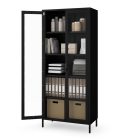 Jan Nowak ANGELO vitrin, 800 x 1850 x 450 mm, Modern: fekete