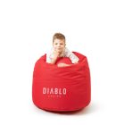 Diablo Kido gyerek babzsákfotel, piros