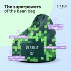 Diablo Kido gyerek babzsákfotel, Craft Edition