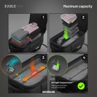 Diablo Hátizsák Backpack Air, multifunkciós, vákuumos, fekete