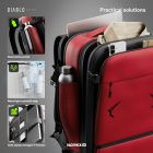Diablo Hátizsák Backpack Air, multifunkciós, vákuumos, bordó