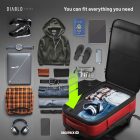 Diablo Hátizsák Backpack Air, multifunkciós, vákuumos, bordó