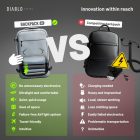 Diablo Hátizsák Backpack Air, multifunkciós, vákuumos, szürke