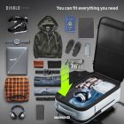 Diablo Hátizsák Backpack Air, multifunkciós, vákuumos, szürke