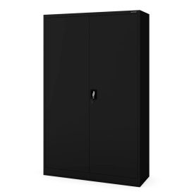   JAN NOWAK JAN II fém iratszekrény 1150x1850x400, modell fekete