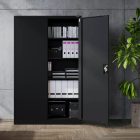 JAN NOWAK JAN II fém iratszekrény 1150x1850x400, modell fekete