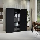 JAN NOWAK JAN II fém iratszekrény 1150x1850x400, modell fekete