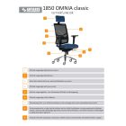 ANTARES 1850 OMNIA standard ergonomikus irodai szék