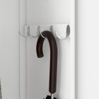 JAN NOWAK KACPER II pléh öltözőszekrény, kétmodulos, 600x1800x500, modell fehér