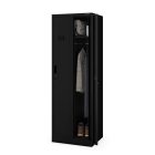 JAN NOWAK AGNES fém takarítószekrény, 500 x 1850 x 500 mm, fekete