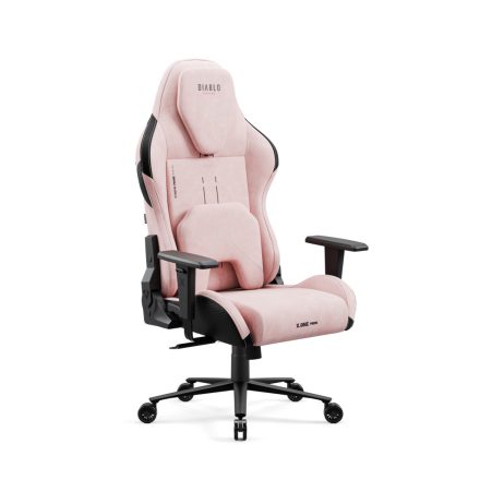 DIABLO X-ONE Prime, Normal Size, Akira Pink szürke gamer szék