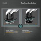 Diablo Képernyőállvány két 49 hüvelykes monitorhoz, fehér-fekete X-Arm Dual RGB