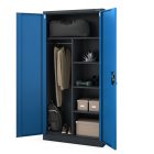 JAN NOWAK DAWID fém öltözőszekrény, 900x1850x450, antracit-kék