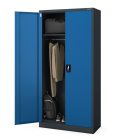 JAN NOWAK DAWID fém öltözőszekrény, 900x1850x450, antracit-kék