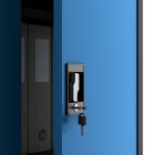 JAN NOWAK DAWID fém öltözőszekrény, 900x1850x450, antracit-kék