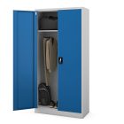 JAN NOWAK DAWID fém öltözőszekrény, 900x1850x450, szürke-kék