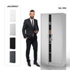 JAN NOWAK JAN Compact fémszekrény 1750 x 800 x 400 mm, szürke