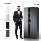 JAN NOWAK JAN Compact fémszekrény 1750 x 800 x 400 mm, antracit