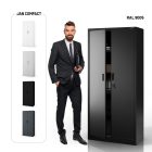 JAN NOWAK JAN Compact fémszekrény 1750 x 800 x 400 mm, fekete