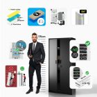 JAN NOWAK JAN Compact fémszekrény 1750 x 800 x 400 mm, fekete