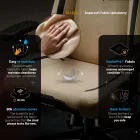 DIABLO X.Eye Prime gamer szék, Normal Size, Broken Gold