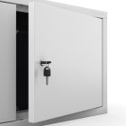 JAN NOWAK EWA Compact Felső szekrényelem öltözőszekrényhez – 800 x 380 x 400 mm, fehér