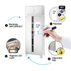 JAN NOWAK EWA Compact Felső szekrényelem öltözőszekrényhez – 800 x 380 x 400 mm, fehér